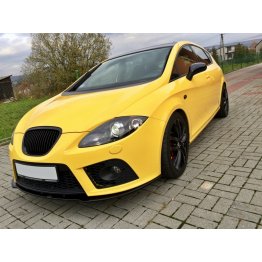 Накладка сплиттер на передний бампер на Seat Leon II Cupra / FR